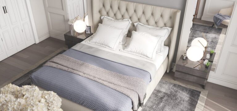 sypialnia modern classic