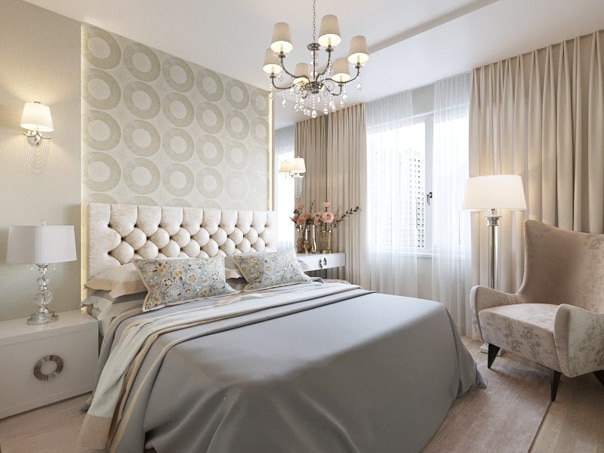 żyrandol do sypialni glamour