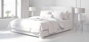 wybór tkaniny na łóżko