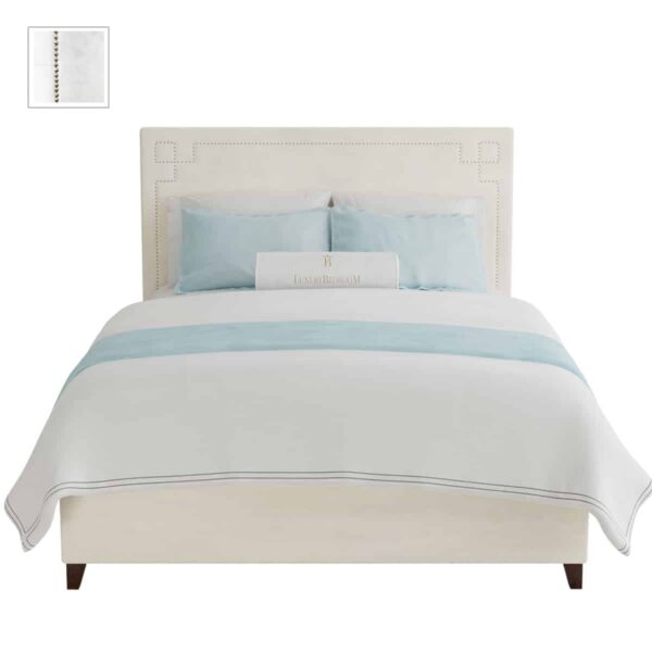 Łóżko w stylu hamptons - Ashley