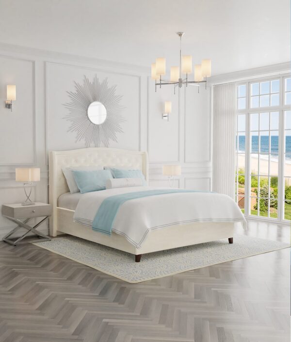 Łóżko tapicerowane Chesterfield - Emma