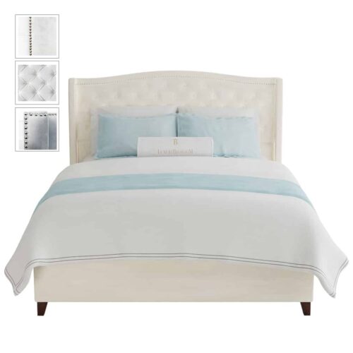 Łóżko tapicerowane Chesterfield - Emma