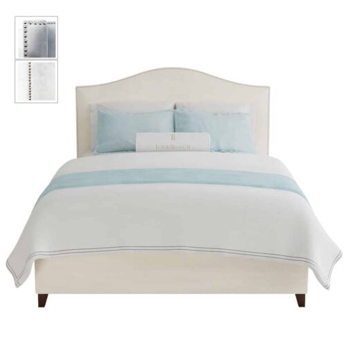 Tapicerowane łóżko 160x200 - Hannah