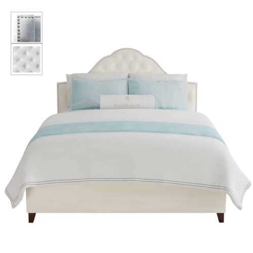 Łóżko sypialniane pikowane - Jennifer II