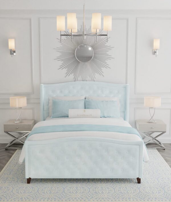 Łóżko tapicerowane pikowane Travis II